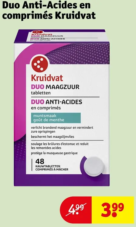 Offre: Duo Anti-Acides en comprimés