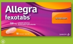 Aanbieding: Allegra fexotabs fexonadine hydrochloride 120 mg