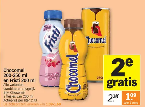 Promotie: Chocomel en Fristi