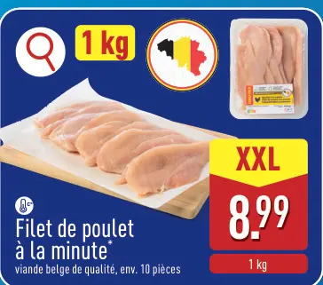 Offre: Filet de poulet à la minute