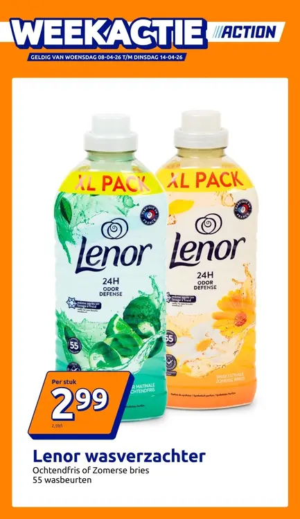 Aanbieding: Lenor wasverzachter