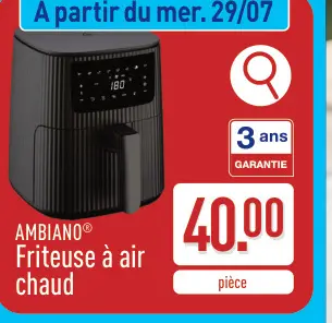 Offre: Friteuse à air chaud
