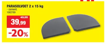 Aanbieding: Parasolvoet