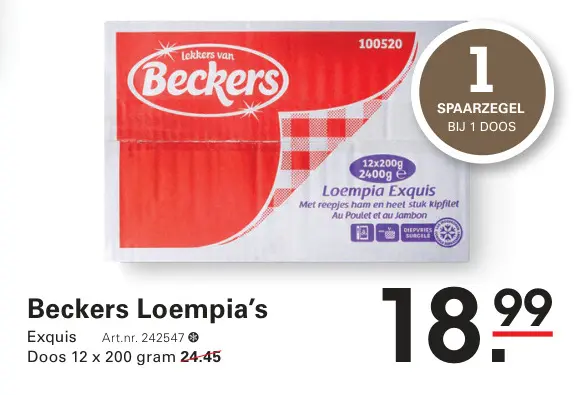 Aanbieding: Loempia's Exquis