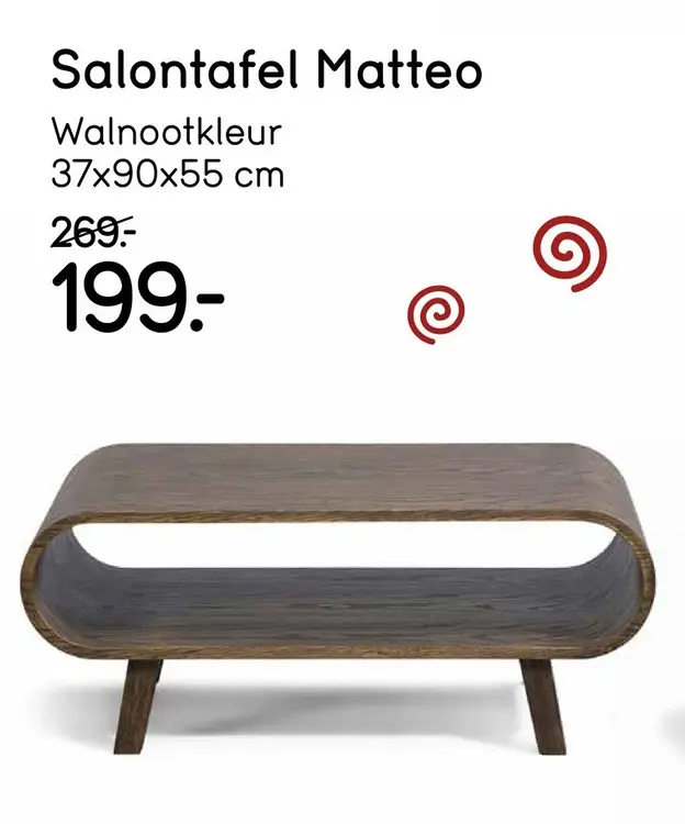 Aanbieding: Salontafel Matteo