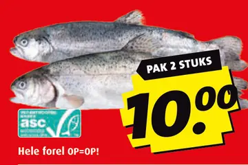 Aanbieding: Hele forel