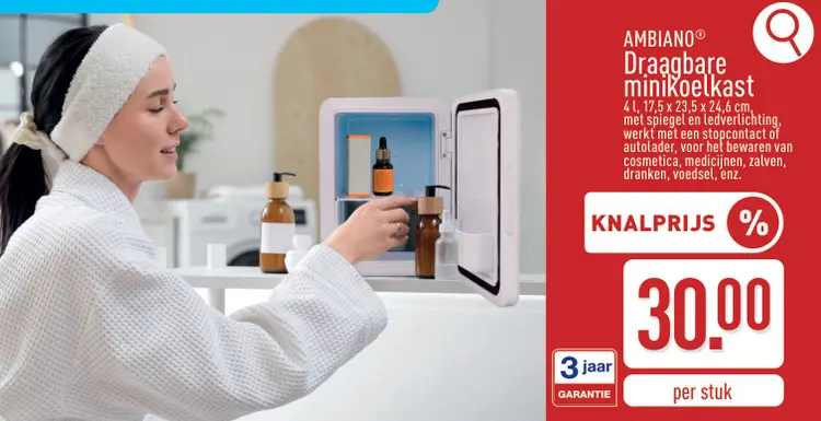 Promotie: Draagbare minikoelkast