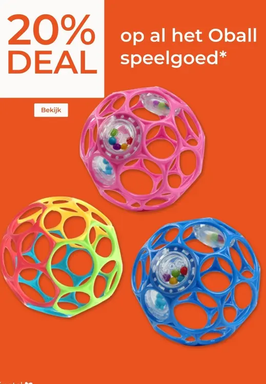 Aanbieding: Oball speelgoed
