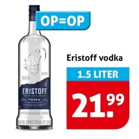 Aanbieding: Eristoff vodka