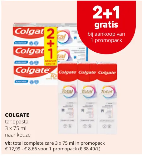 Promotie: Tandpasta