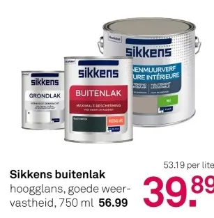 Aanbieding: Sikkens buitenlak