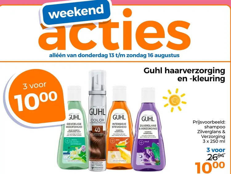 Aanbieding: Guhl haarverzorging en -kleuring