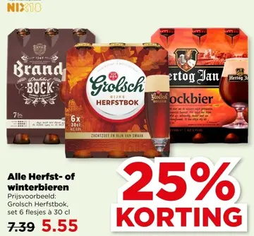 Aanbieding: Alle Herfst- of winterbieren