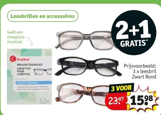 Promotie: Leesbrillen en accessoires