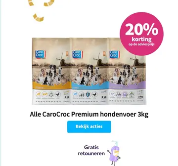 Aanbieding: CaroCroc Premium hondenvoer