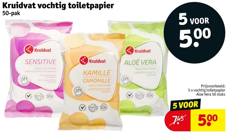Promotie: Vochtig toiletpapier