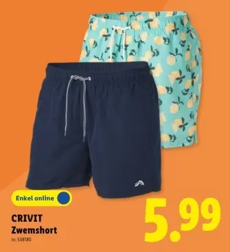 Promotie: Zwemshort