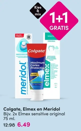 Aanbieding: Colgate, Elmex en Meridol