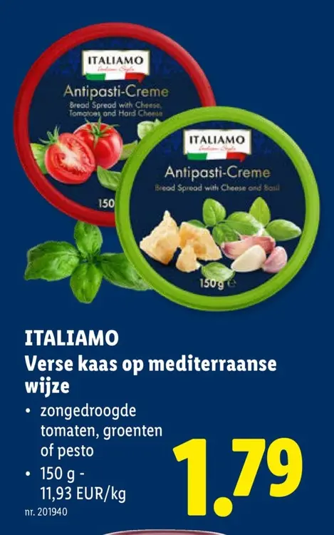 Promotie: Verse kaas op mediterraanse wijze