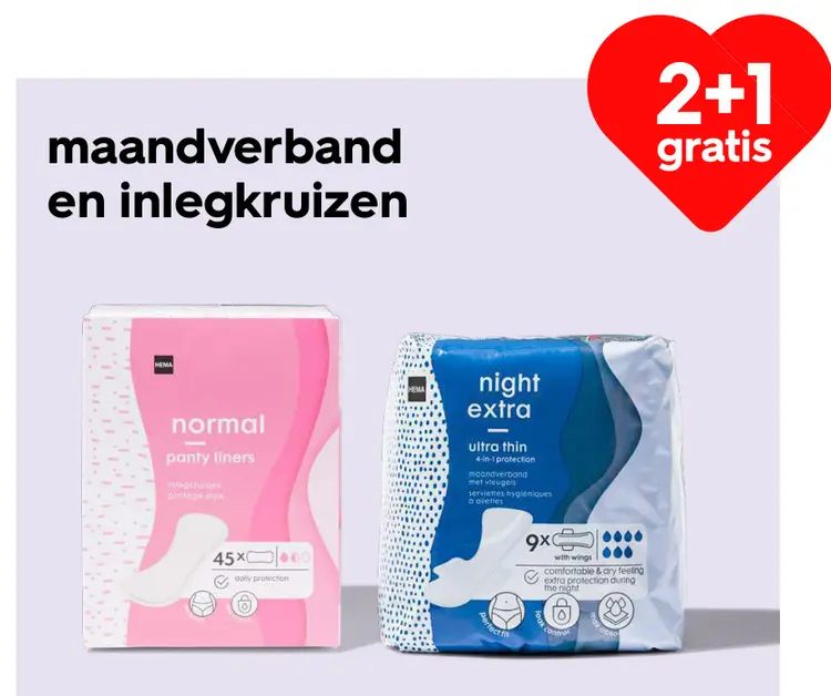 Promotie: maandverband en inlegkruizen