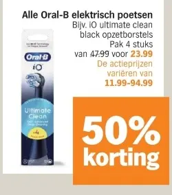 Aanbieding: Alle Oral-B elektrisch poetsen