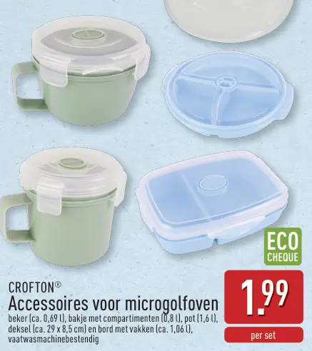 Promotie: Accessoires voor microgolfoven