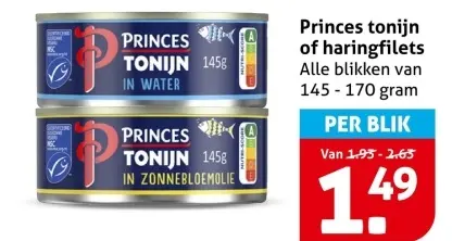 Aanbieding: Tonijn of haringfilets