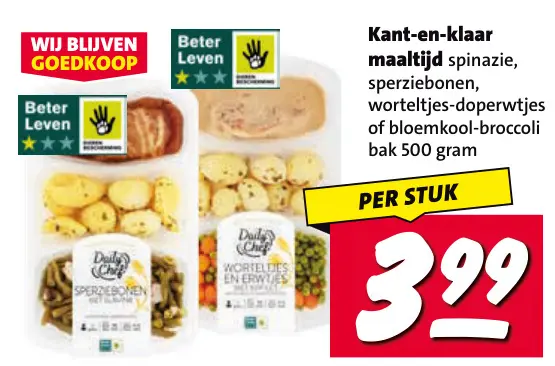 Aanbieding: Kant-en-klaar maaltijd 