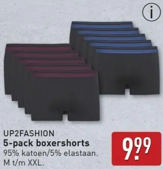 Aanbieding: 5-pack boxershorts