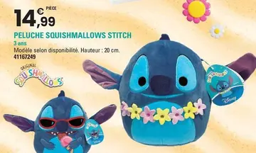 Offre: PELUCHE SQUISHMALLOWS STITCH