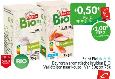 Promotie: Bevroren aromatische kruiden BIO