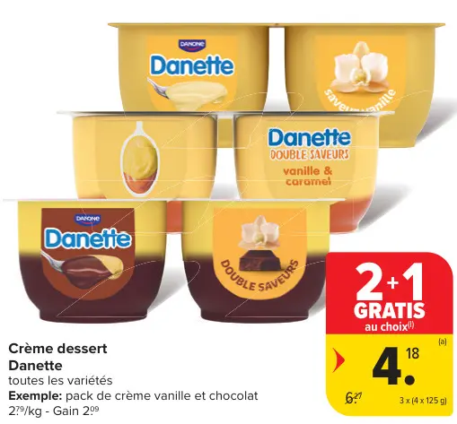 Offre: Crème dessert