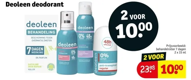 Aanbieding: Deoleen deodorant