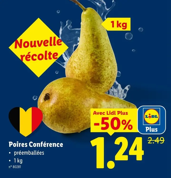 Offre: Poires Conférence