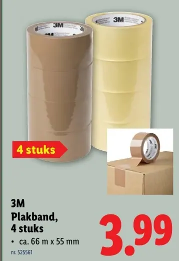 Promotie: 3M Plakband