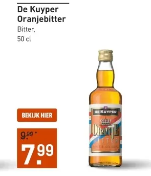Aanbieding: Oranjebitter