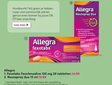 Aanbieding: Allegra