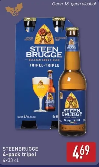 Aanbieding: STEENBRUGGE 4-pack tripel