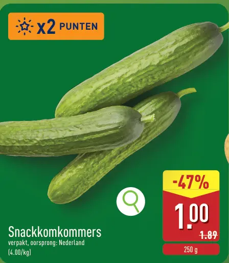 Promotie: Snackkomkommers