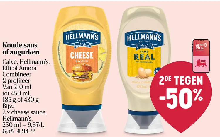 Promotie: Koude saus of augurken