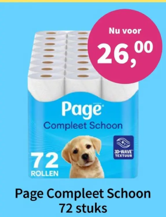 Promotie: Page Compleet Schoon