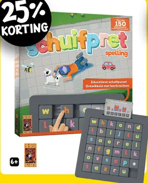 Aanbieding: Schuifpret spelling