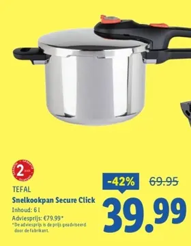 Aanbieding: Snelkookpan Secure Click