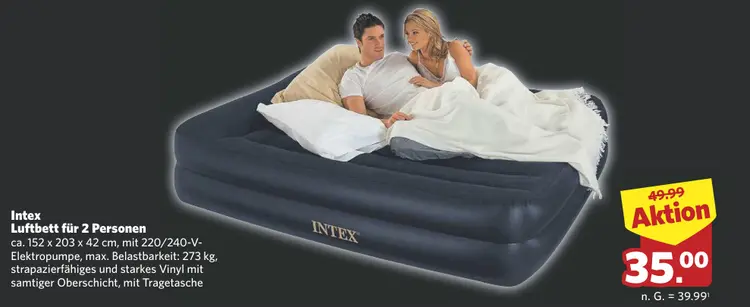 Aanbieding: Luftbett für 2 Personen