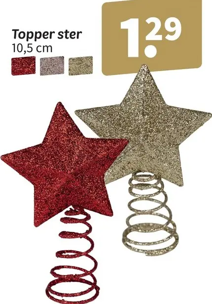 Promotie: Topper ster