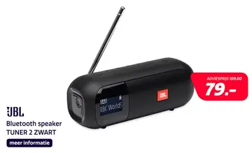 Aanbieding: JBL TUNER 2 ZWART