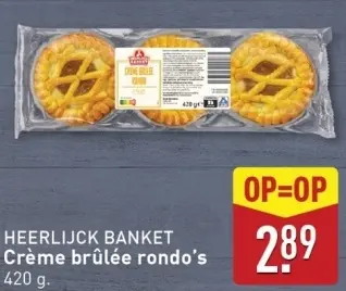Aanbieding: Crème brûlée rondo's