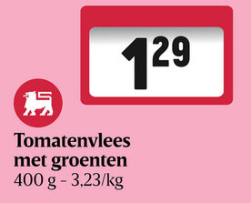 Aanbieding: Tomatenvlees met groenten