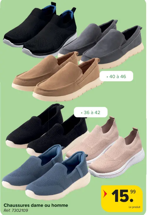 Offre: Chaussures dame ou homme