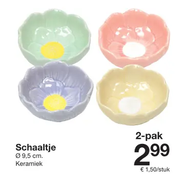 Aanbieding: Schaaltje